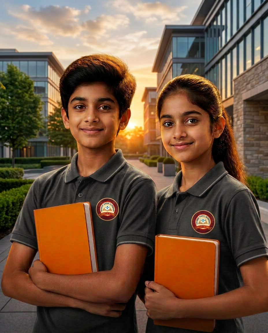 Shree Shree Academy students on campus